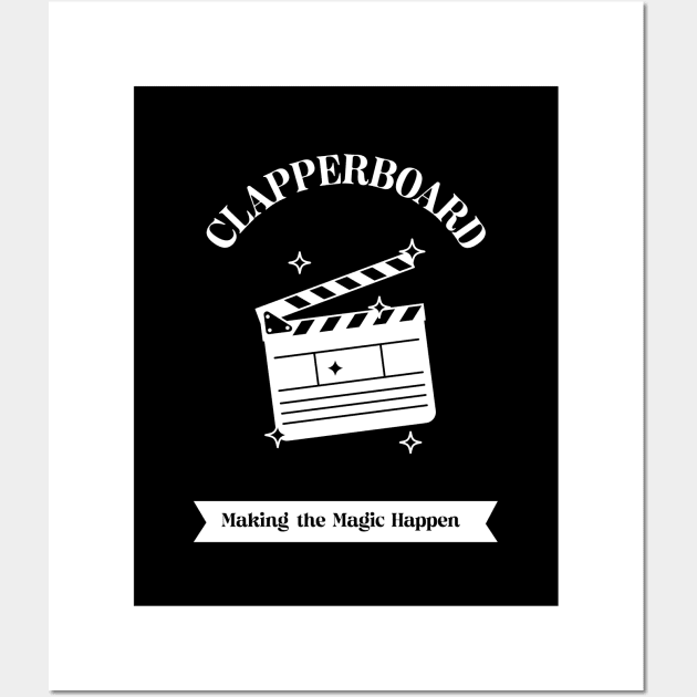 Clapperboard Wall Art by CheekyClothingGifts